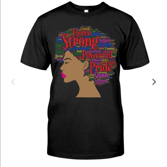 Tops - Black is Beautiful XL black shirt NWOTs
